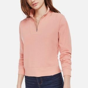 Pink Quarter Zip Sweatshirt - Women’s Small